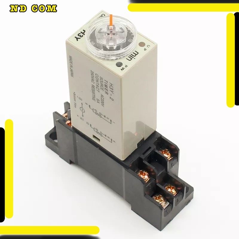 สุดคุ้ม! Omron Timer Relay H3Y-4 +ซ๊อกเก็ตรีเลย์ ของแท้!!รับประกัน7วันสินค้าพร้อมส่ง ทักเชท