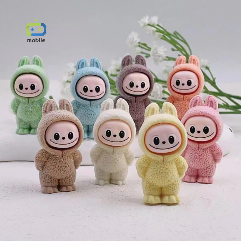 [maygood] Random Labubu The Monsters Excig Cardiac Macarone อะนิเมะ Action Figure รูปปั้นตุ๊กตาของเล่นเด็กของขวัญ {TH}