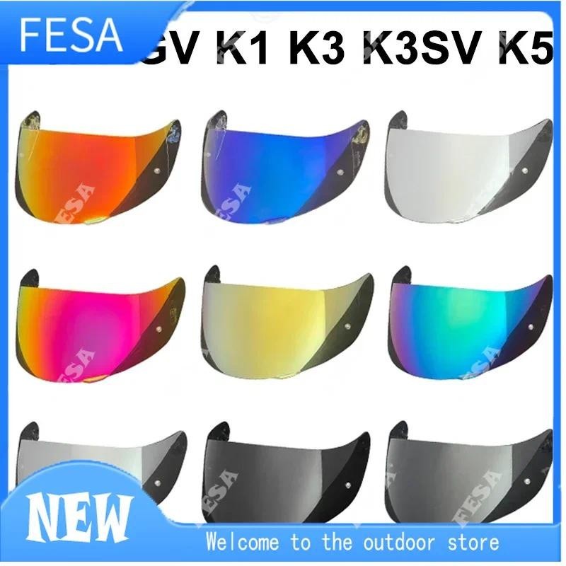 สําหรับ AGV K5 K5S K5-S K3SV K1 K1S ขนาดกะทัดรัด ST หมวกกันน็อครถจักรยานยนต์ Visor เลนส์โล่แว่นตา Full face Pin Accesorios Para Moto Casque