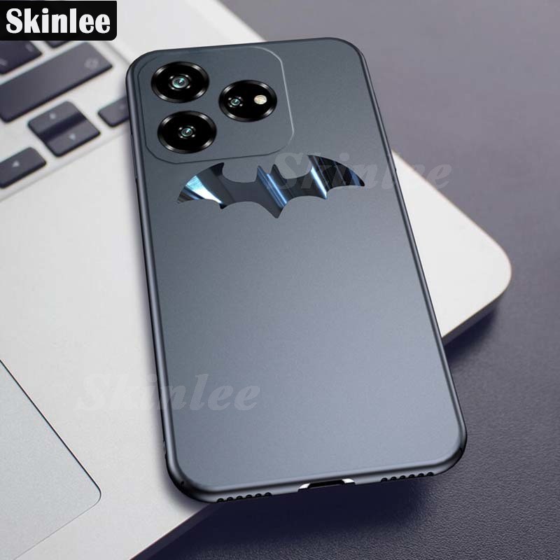 เคสโทรศัพท์สําหรับ Nubia V60 ZTE ใบมีด V60 Lite ปกหลังหรูหรา Frosted Matte กลับ Slim โลหะค้างคาว Man ลื่นป้องกันสําหรับ ZTE ใบมีด V60 ออกแบบฝาครอบกรณี