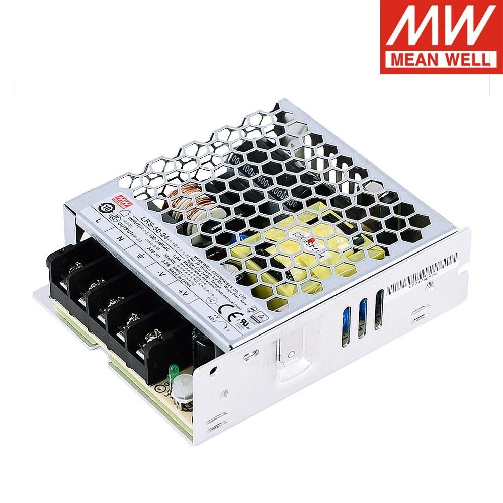 ✬OriginaL Mean Well LRS-50 Single Output Switching Power Supply LRS-50-12 LRS-50-24 LRS-50-36 LRS-50