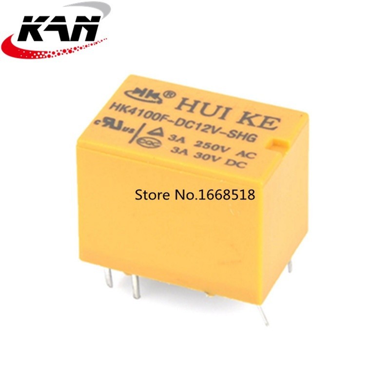 ☆50PCS/lot Signal relay HK4100F-DC5V-SHG HK4100F-DC12V-SHG HK4100F-DC24V-SHG3V 5V 9V 12V 24V 3A 250V