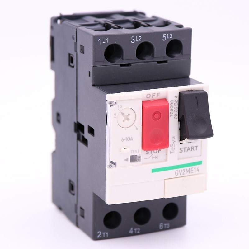 ✪GV2ME14 3P 6-10A Thermal magnetic Screw clamp terminals Motor circuit breaker