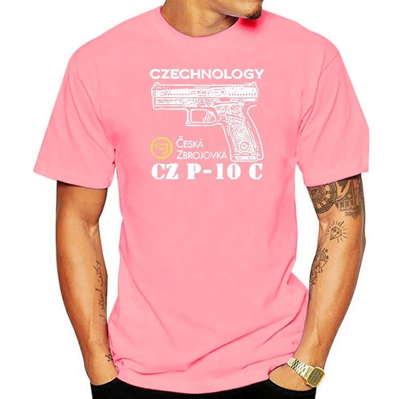 ใหม่ CZ USA CZECHNOLOGY CESKA ZBREJOVKA เสื้อ CZ P10C USA MANY สีเสื้อยืด