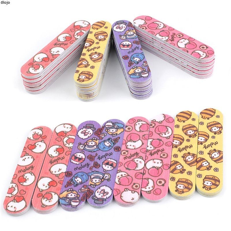 ตะไบขัดเล็บ ตะไบละเอียดสองหน้า สำหรับเด็ก ลายการ์ตูนน่ารัก-oo - รูปที่ 2