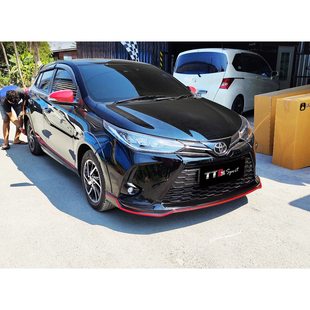 ชุดแต่ง Yaris Ativ 2021 2020 5ประตู ลิ้นDamp TTS, สเกิร์ต มีคิ้วล้อ, โตโยต้า ยาริส เอทีฟ แต่งสวย งาน