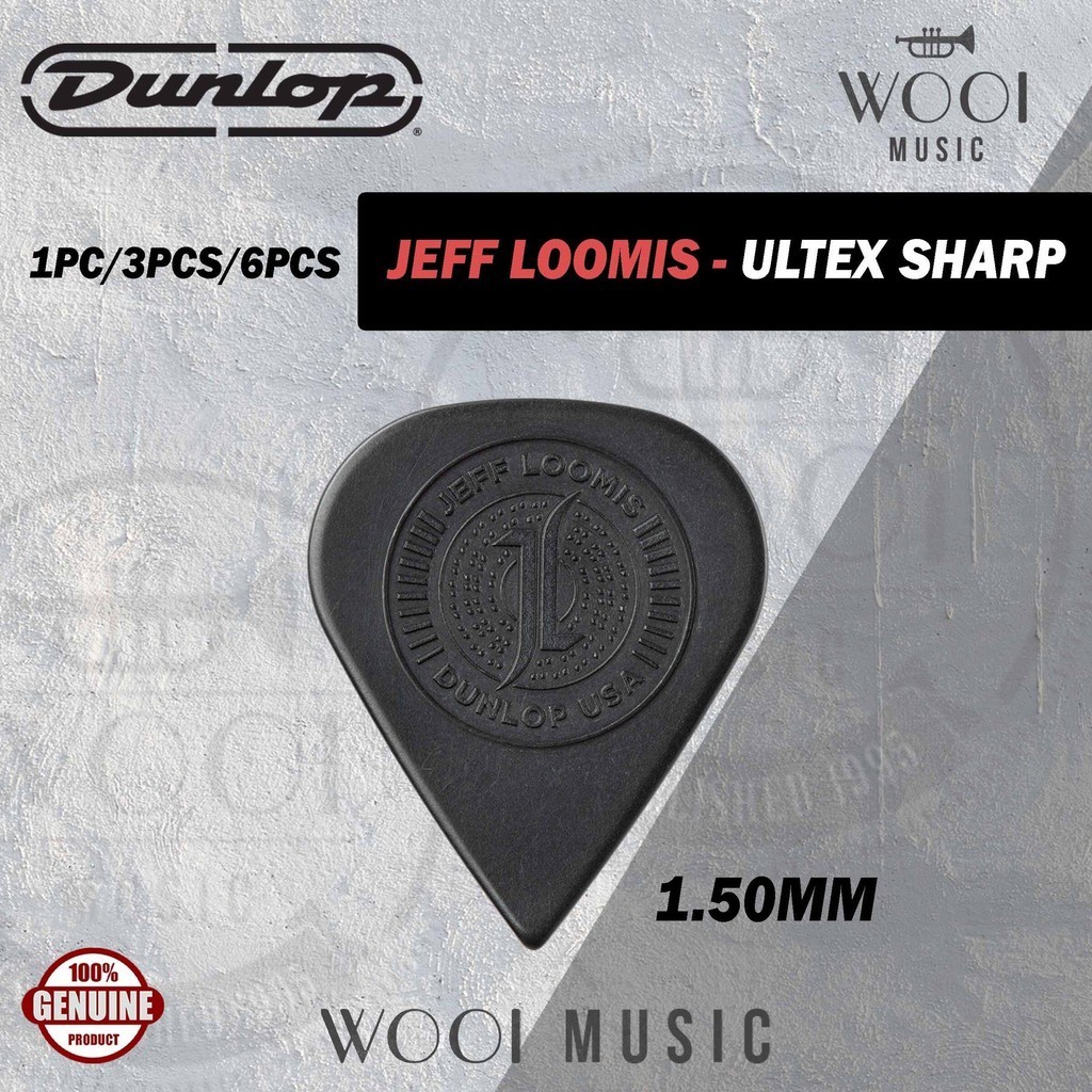 Jim Dunlop 1661PJL Jeff Loomis Ultex Sharp Guitar Pick (1 ชิ้น/3 ชิ้น/6 ชิ้น)