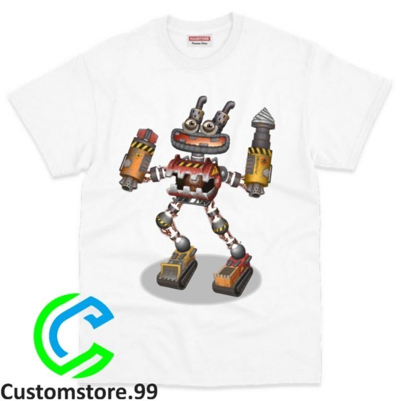 เสื้อยืด พิมพ์ลาย Wubbox MY SINGING MONSTERS พรีเมี่ยม สําหรับเด็ก .