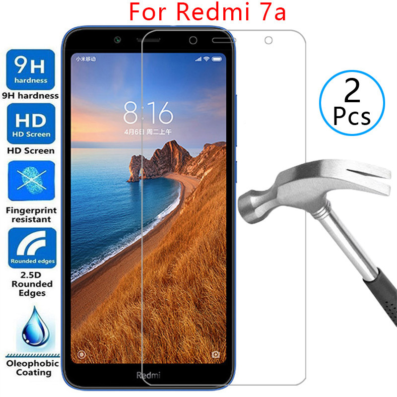 กระจกนิรภัยสําหรับ xiaomi redmi 7a บน redmi7a 7 a7 โทรศัพท์กระเป๋า coque xiomi xiami ksiomi readmi r