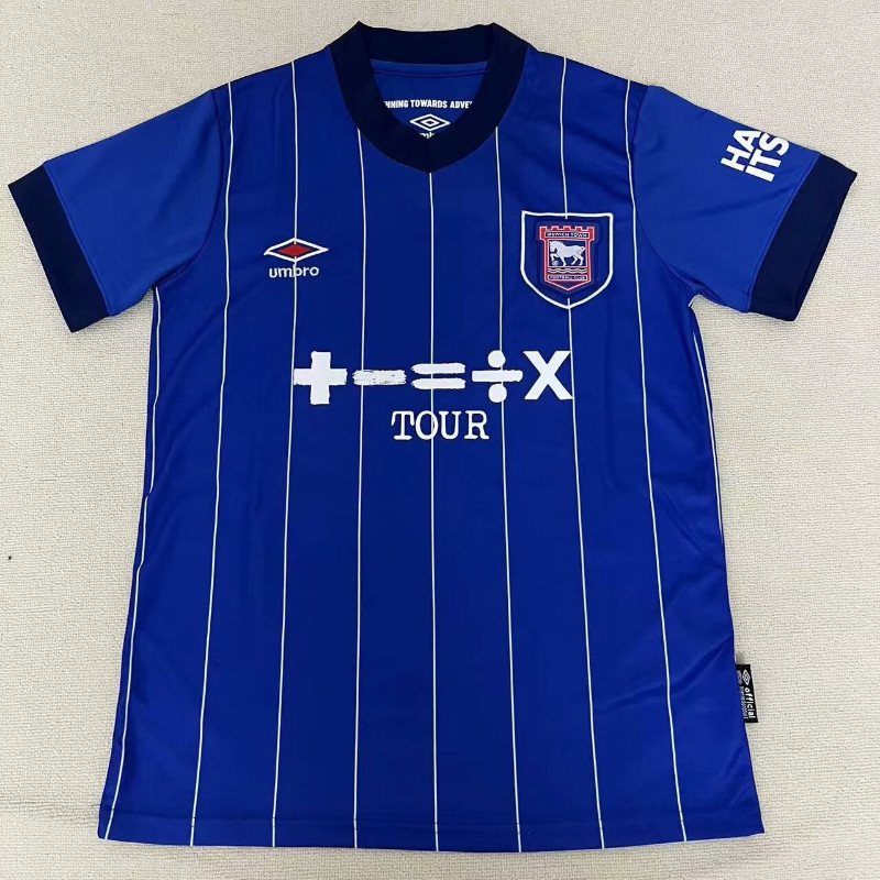 24-25 IUPUI Home Jersey S-XXL Mens Short Sleeve Jersey Quick Dry Sports Soccer Top AAA