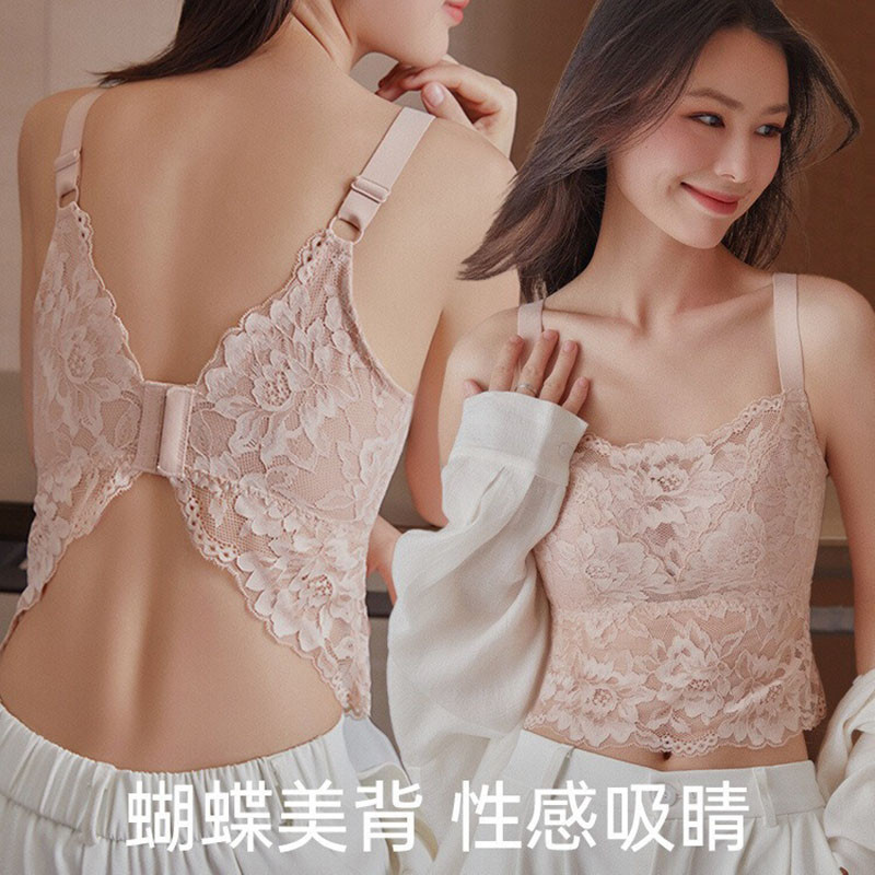 เสื้อกั๊กลูกไม้เซ็กซี่ของผู้หญิงแสดงชุดชั้นในยาว