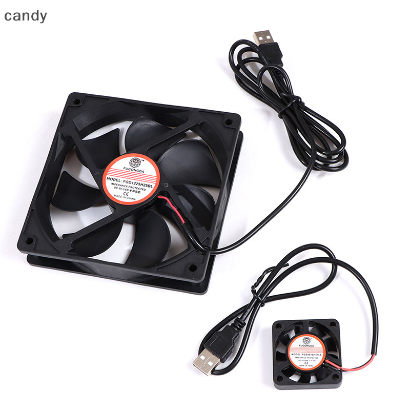 Ndy DC 5V USB แบริ่งแขนไร้แปรงถ่าน Fen คอมพิวเตอร์ PC Silent Cooler พัดลมระบายความร้อน Lot N