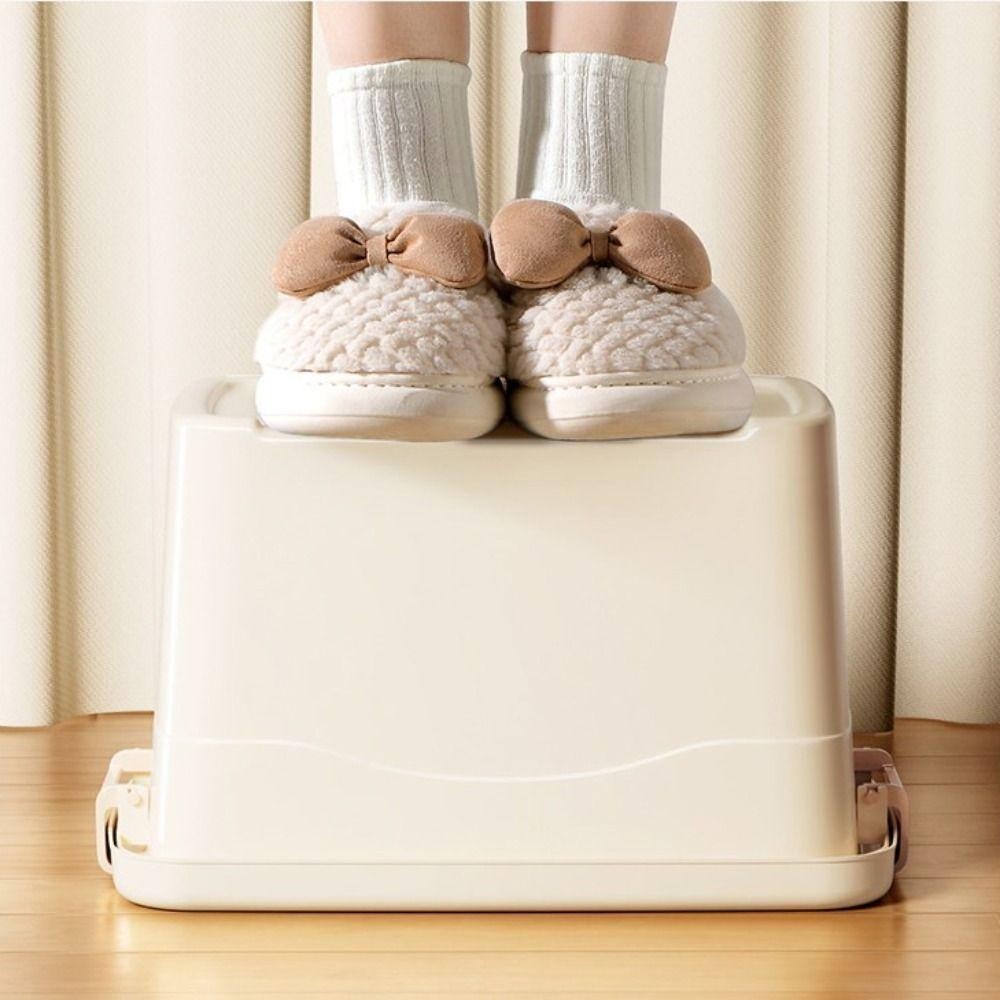 ตู้เก็บของ ESSECOME กล่องเก็บของในครัวเรือนกันน้ําทนทานกันฝุ่นความจุขนาดใหญ่พร้อมที่จับมัลติฟังก์ชั่นในครัวเรือน - รูปที่ 7