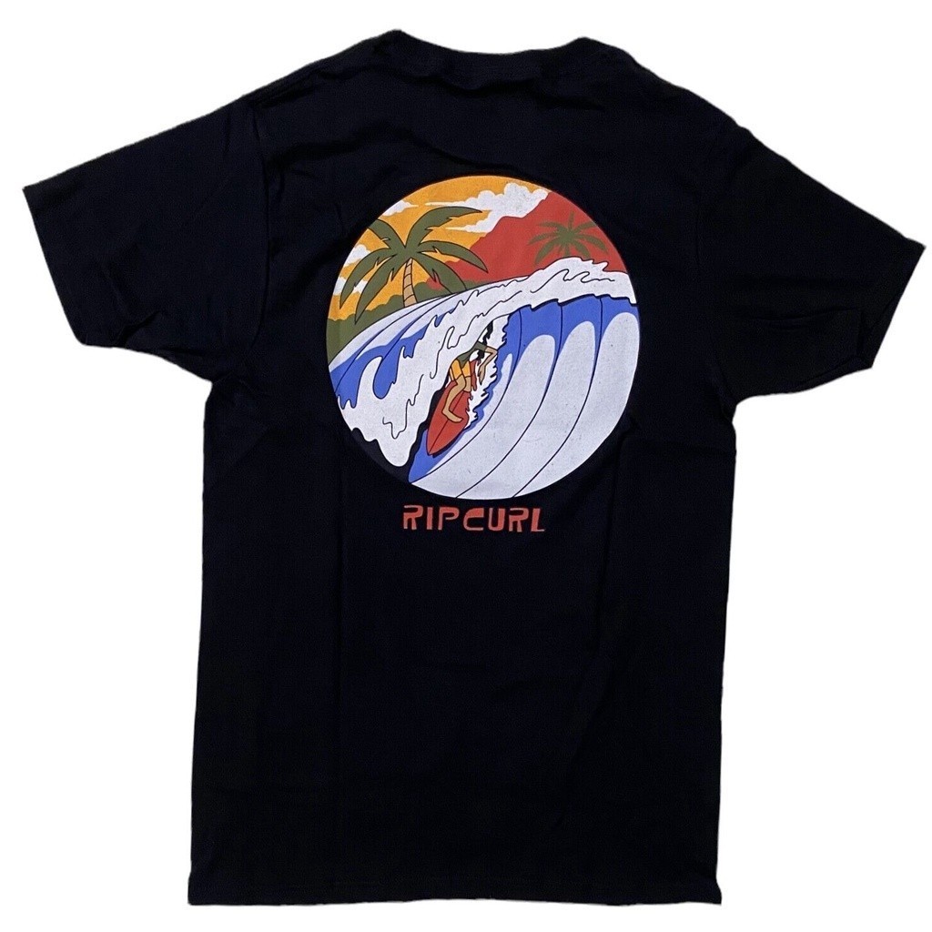 T-Shirtcotton T-shirt Rip Curl Men's Surf Revival Premium Graphic Tee T-Shirt S-5XL S-5XL