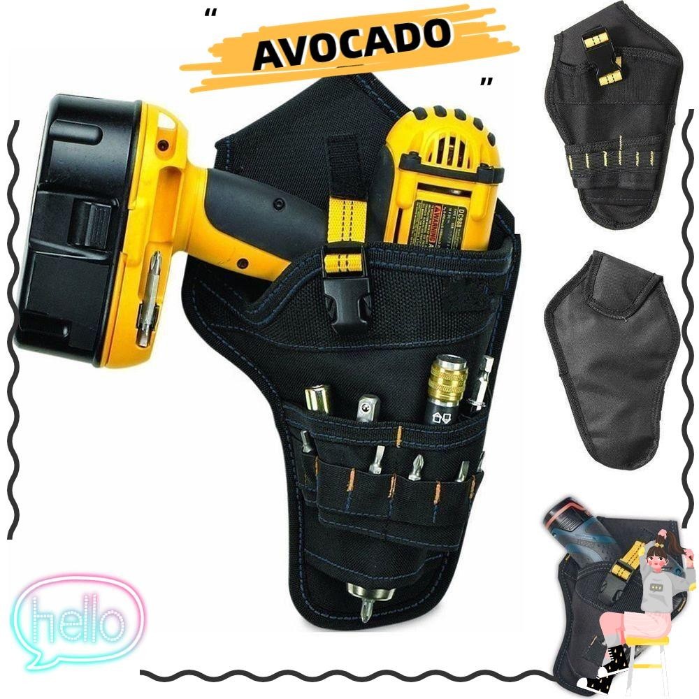 ชุดเครื่องมือสว่านไฟฟ้า AVOCAR, ซองเจาะสําหรับงานหนักหลายกระเป๋าสีเย็บปะติดปะต่อกัน, ชุดเครื่องมือช่างไฟฟ้าผ้า