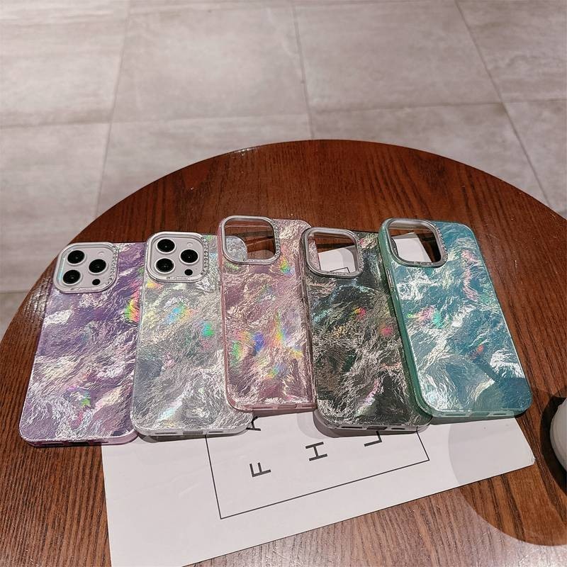 So Shining Diamond เลนส์กรอบนุ่มเคสโทรศัพท์สําหรับ IPhone 11 12 13 14 15 Pro Max ผู้หญิงแฟชั่นกันชนของขวัญ