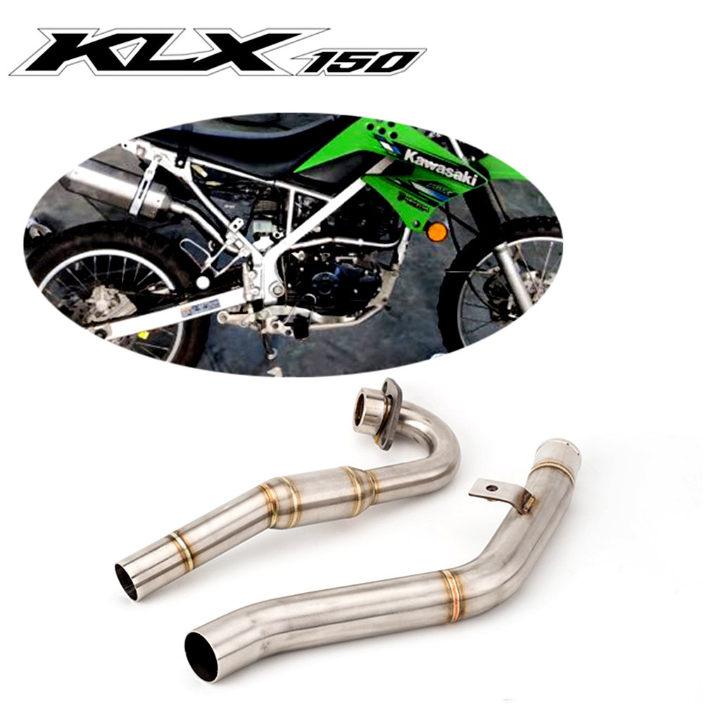 การปรับเปลี่ยนรถจักรยานยนต์ off-Road รถไอเสีย Escape KLX 150 ท่อ KLX150 ด้านหน้า KLX150BF KLX150L ท่