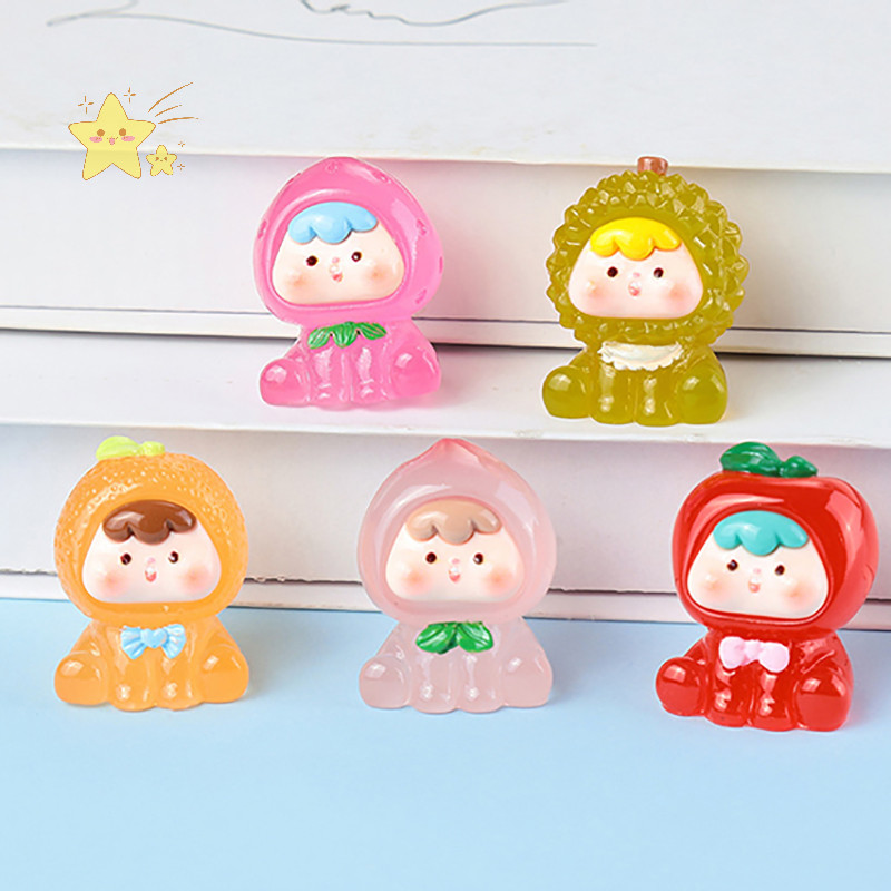 [JBTH] 1pcs Luminous ตุ๊กตาการ์ตูน Miniature Figurines Fairy ตกแต่งสวนน่ารักตกแต่งบ้านเรืองแสงในเวลากลางคืนเครื่องประดับโต๊ะ [JB]