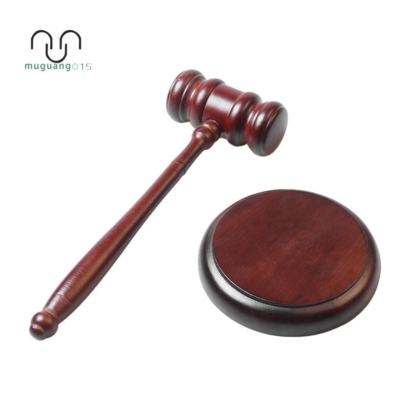 Attorney ค้อนตกแต่งผู้พิพากษาค้อนไม้ Multitool ค้อนขนาดเล็กไม้ 1 ชุด