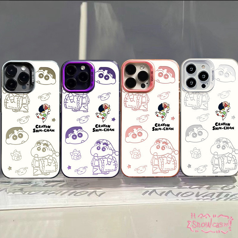 การ์ตูนน่ารัก เคส ชินจังInfinix Smart 8 6 7 5 Tecno Spark GO 20C 20 20Pro Hot 40i 30i 20 40 Play Note 40 Pro