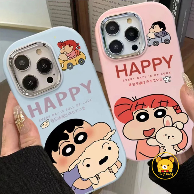 Crayons Shinchansเคสโทรศัพท์สําหรับRealme C67 C55 C53 C35 C25Y C21Y C20 C11 2021 C25 C25S C15 C12 5i 6i 5s C3 Narzo N55 N53 50Aกรณีน่ารักPramee