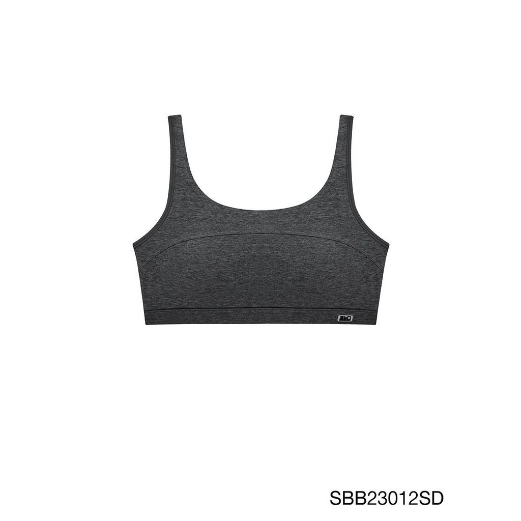Sabina Sbn Sport Level 1 เสื้อชั้นใน ไร้โครง รหัส SBB23012SD - สีเทาเข้ม