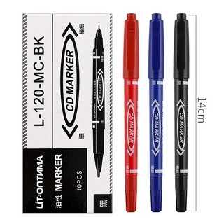 ปากกาหมึกซึม หัวปากกา 0.5 มม.จำนวน 1 ด้าม มี3สี ดำ น้ำเงิน แดง อุปกรณ์การเรียน  พร้อมส่ง