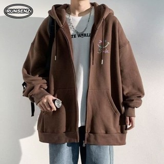 ม-8เอ็กแอล เกาหลีหน้ายิ้มเสื้อกันหนาวผู้ชายขนาดบวกเสื้อกันหน…