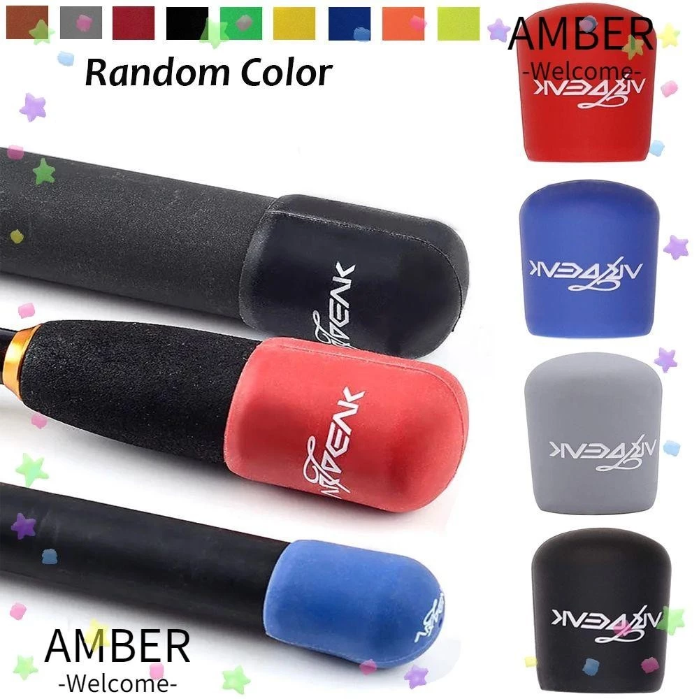 Amber บล็อกป้องกันคันเบ็ดตกปลา ซิลิก้าเจล