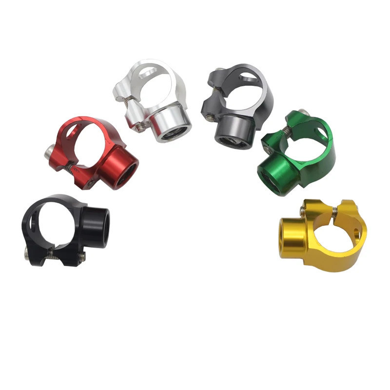 Universal รถจักรยานยนต์พวงมาลัย Damper Bracket Kit สนับสนุนผู้ถือควบคุมที่ปลอดภัยสําหรับ Kawasaki zx6r z900 z1000