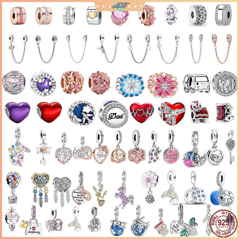 ใหม่ Charm 925 เงินสเตอร์ลิง Love Heart Girl Boy ลูกปัดลูกปัด Fit สร้อยข้อมือเดิมงูลูกปัดผู้หญิงของขวัญ