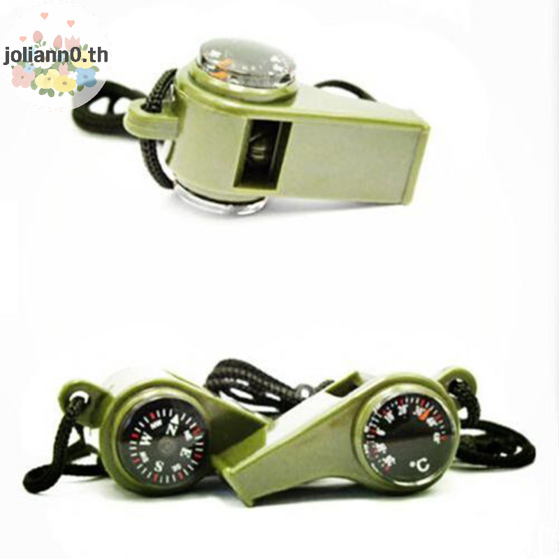 Joliann0 นกหวีดฉุกเฉิน 3 in 1 บรรจุเข็มทิศ th