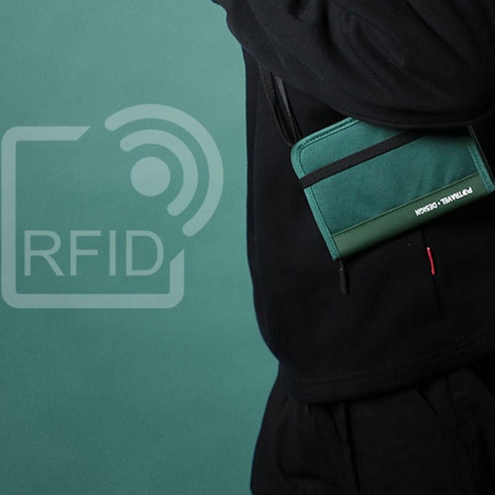 กระเป๋าหนังสือเดินทาง OLINI, กระเป๋าใบรับรอง RFID หลากสี, กระเป๋าใส่โทรศัพท์ที่สร้างสรรค์, กระเป๋าเก็บของสําหรับเดินทางกันขโมยส่วนบุคคล