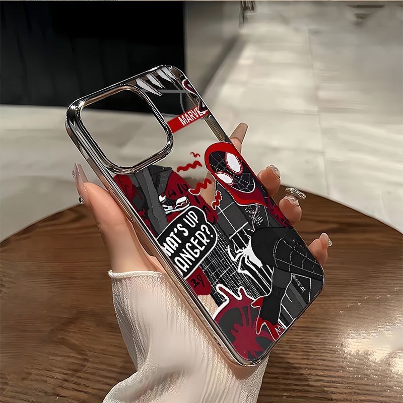 เคสโทรศัพท์สไปเดอร์แมนสุดเท่สำหรับ iPhone 13 15 12 11 14 PRO MAX XR x XS MAX 15PLUS 7/8 PLUS se2020 gcq5