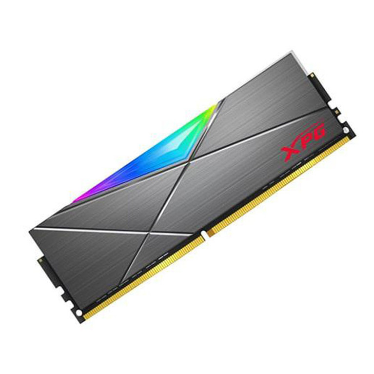 คอมพิวเตอร์ตั้งโต๊ะ RAM DDR4 8G/3200 Adata XPG D50 สีเทา RGB ของแท้