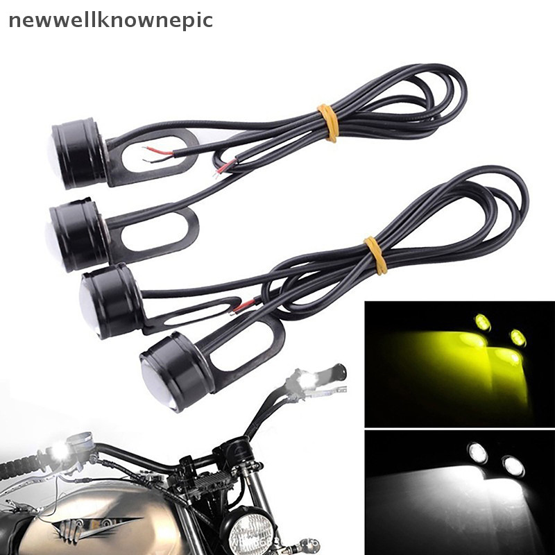 ใหม่wellknownepic รถจักรยานยนต์ไฟ Led Super Bright Spotlight ขับรถความปลอดภัยโคมไฟรถจักรยานยนต์ย้อนกลับไฟเบรคหมอกโคมไฟ Moto อุปกรณ์เสริม TH