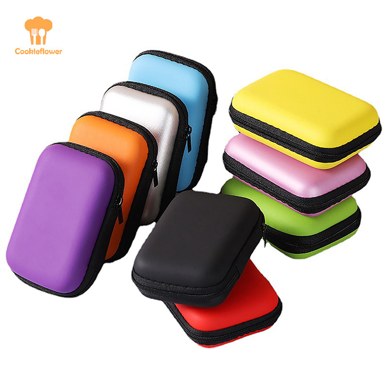 Ckfr กระเป๋าเก็บของสําหรับเดินทางเคสชาร์จสําหรับหูฟังแพ็คเกจกระเป๋าซิปแบบพกพา Travel Cable Organizer Electronics Storage ใหม่