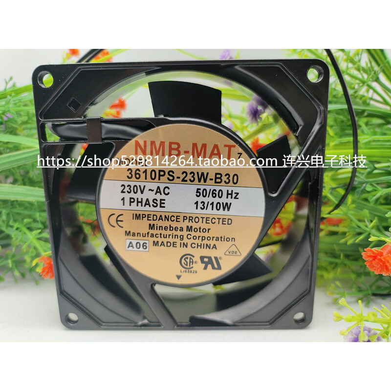 NMB พัดลม 3610PS-22T/12T/20T/10T/23T/W-B30 AC กรอบอลูมิเนียมพัดลมระบายความร้อน