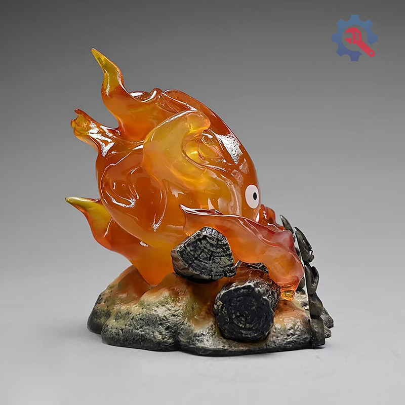 [GE] การ์ตูน Calcifer วัตถุโคมไฟการ์ตูนอะนิเมะ 12 ซม.เดสก์ท็อปตัวเลขการกระทํารูปปั้น Pvc รุ่นคอลเลกชันเครื่องประดับของเล่น TH
