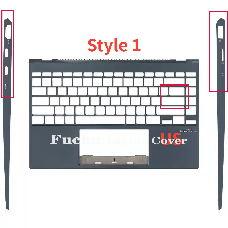 ใหม่สําหรับ ASUS ZenBook 14 UX425 UM425 UX425J UX425JA U4700J แล็ปท็อปปกหลัง LCD ด้านหน้า Bezel Palmrest บานพับด้านล่างกรณี - รูปที่ 5