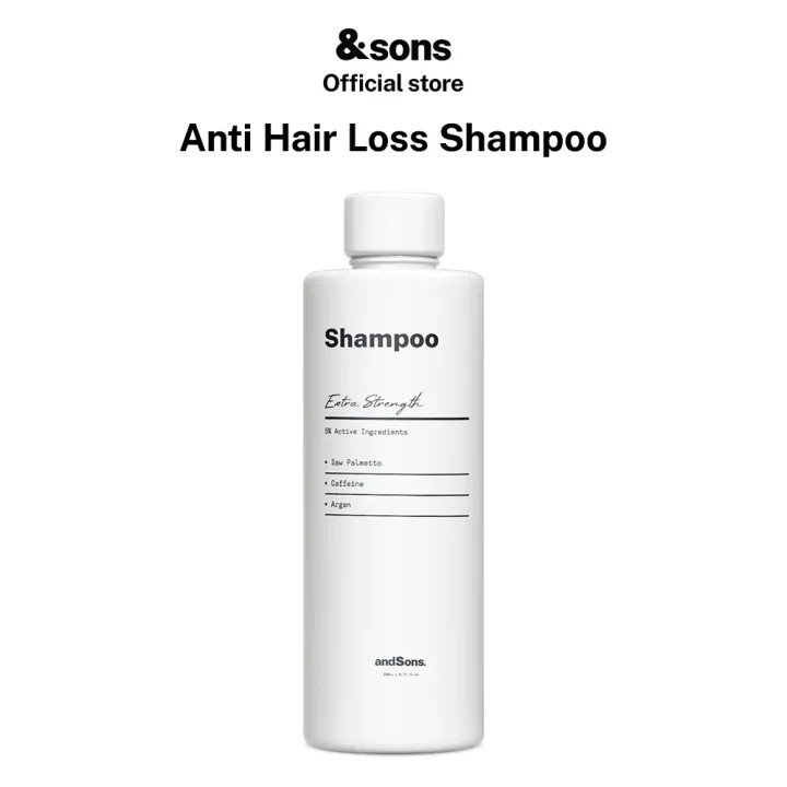 Andsons Anti Hair Loss 5% Saw Palmetto Caffeine DHT Blocker Shampoo for Men (200ml)