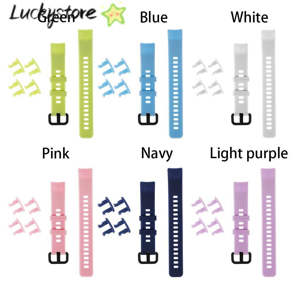 Lucky สายรัดข้อมือกีฬา คลาสสิก สีสันสดใส สําหรับ Huawei Honor Band 5 4