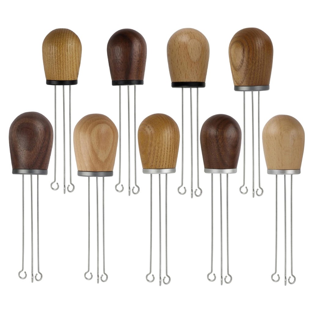 [Lszcx6l] เครื่องมือปรับระดับแทมเปอร์กาแฟสแตนเลส 1.26x5.47 นิ้ว