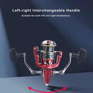 Fishing Reel รอกตกปลา 5.2:1 8 กก. ด้ามจับคู่ รอกหมุนลึก ตื้น สําหรับตกปลา รอกเบส อุปกรณ์ตกปลา
