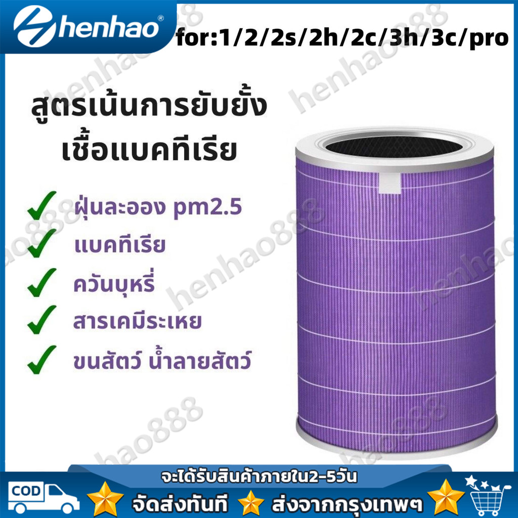 【มี RFID】ของแท้ ไส้กรองเครื่องฟอกอากาศรุ่น Pro H และ 1 / 2 / 2S / 2H / 3H/ 3C / Pro Xiaomi Filter ไส