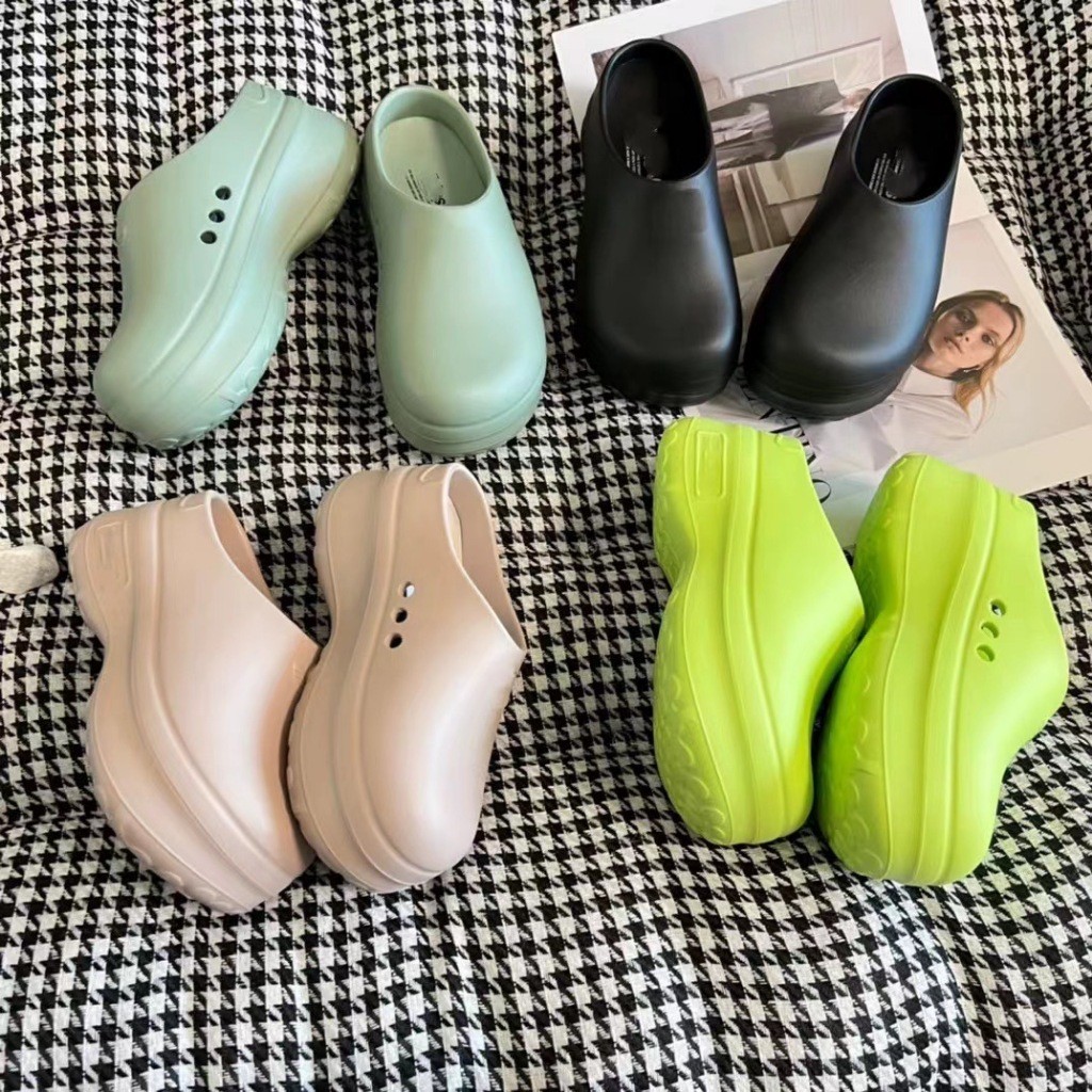 พร้อมส่งจากไทย รองเท้าแตะแบบสวม งาน AD Stan Smith Mule ทรงเกาหลีแมทง่าย วันสบายๆ ส้นหนานิดๆ