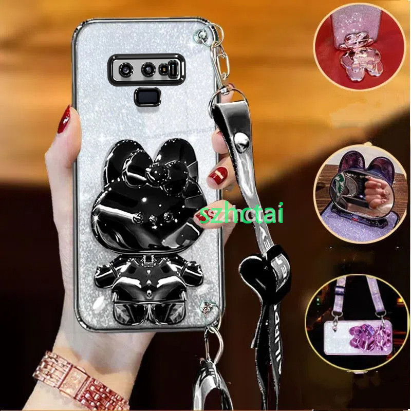เคสโทรศัพท์ Samsung NOTE 9 NOTE 8 สายคล้องคอ เคสโทรศัพท์หรูหรา ความงาม กระจกการ์ตูนวงเล็บป้องกันเคสกันกระแทก เคส Samsung NOTE 9 NOTE 8 - รูปที่ 2