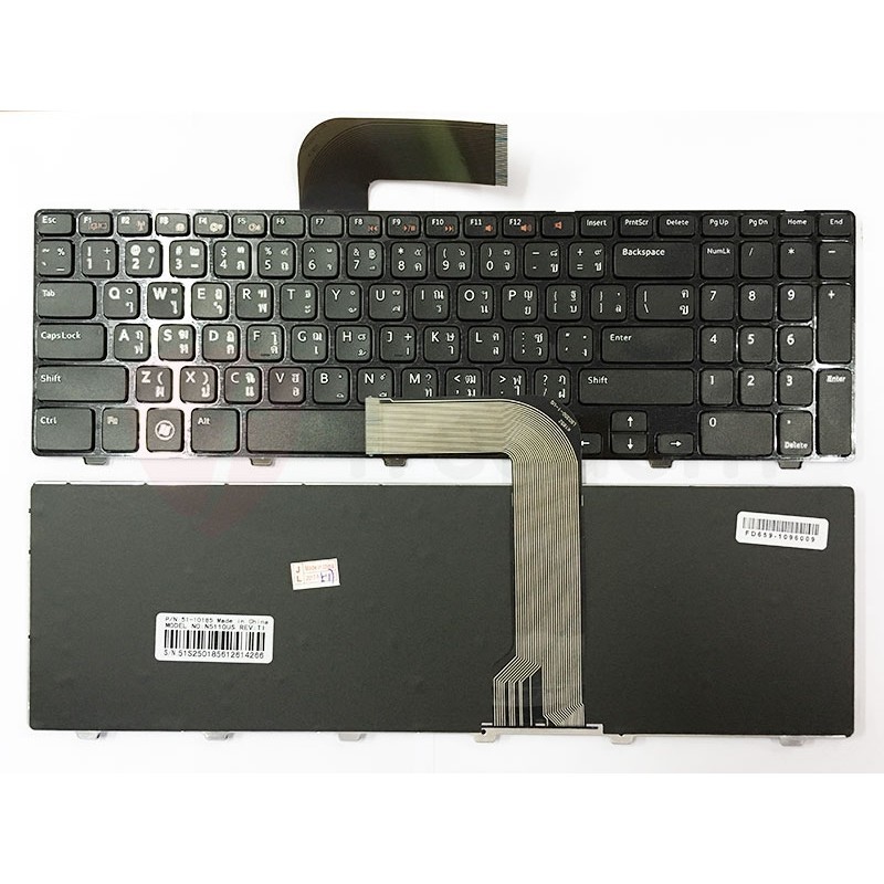 คีย์บอร์ด Dell Inspiron 15R N5110 5110 (ไทย-อังกฤษ) KEYBOARD
