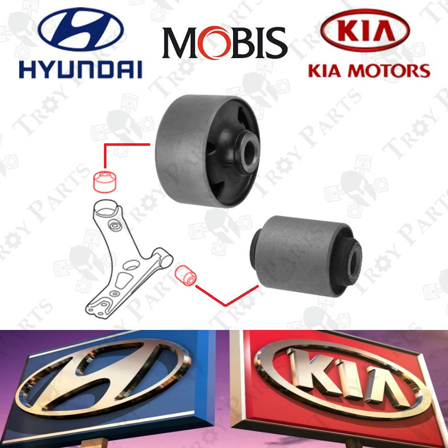 (1 ชิ้น) Kia Hyundai Front Lower Control Arm Bush (ใหญ่/เล็ก) สําหรับ Sonata 2.0 2.4 YF Tucson 2.0 2.4 LM Sportage 2.0 SL