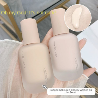 Joco Liquid Foundation คอนซีลเลอร์ face Spots Lasting กันน้ําโดยไม่ต้องแต่งหน้า Brightening face ผิว